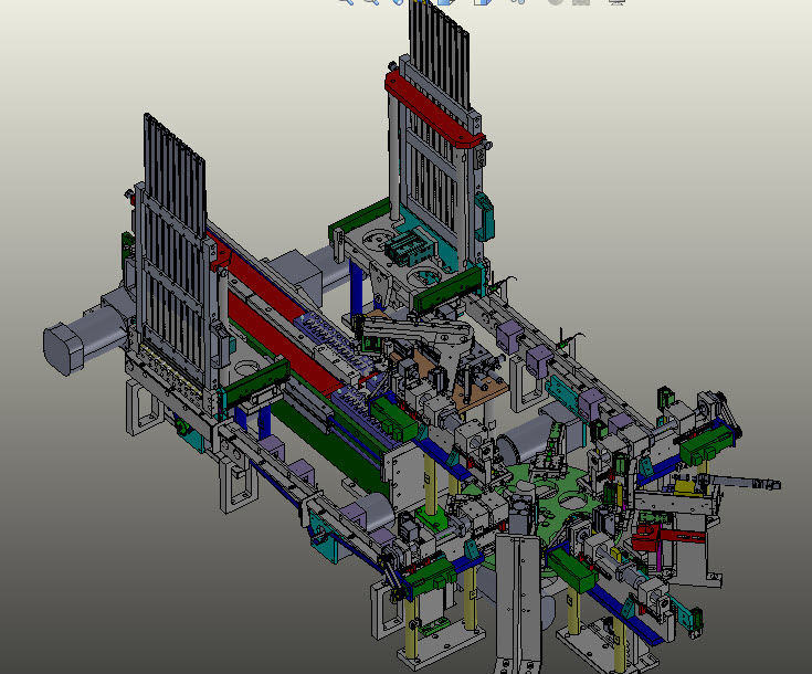 USB组装生产线设备stp